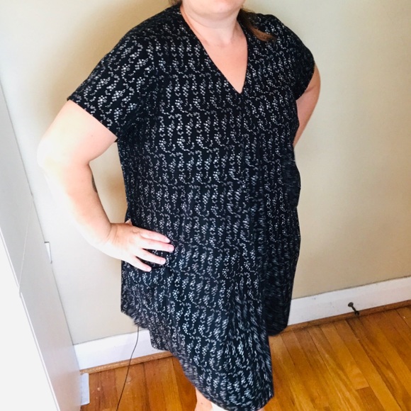 eShakti Stars Print Mini Dress Size 2X - Picture 12 of 12